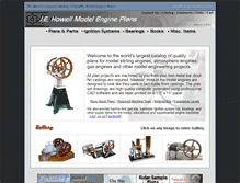 Tablet Screenshot of model-engine-plans.com